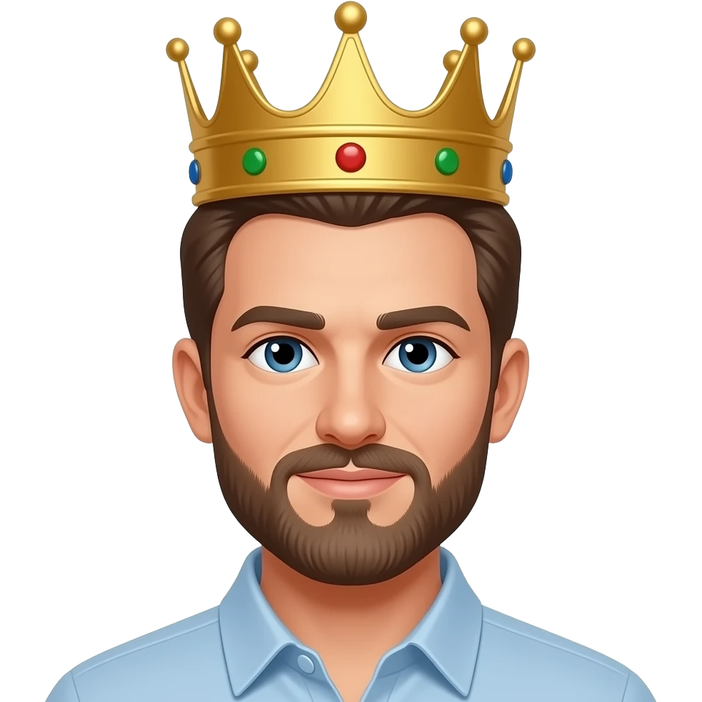 Make him have a crown emoji