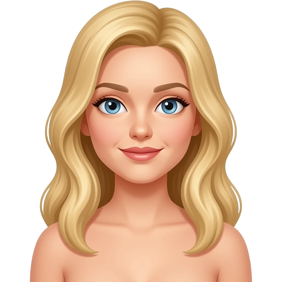 cıplak sarışın kadın emoji emoji