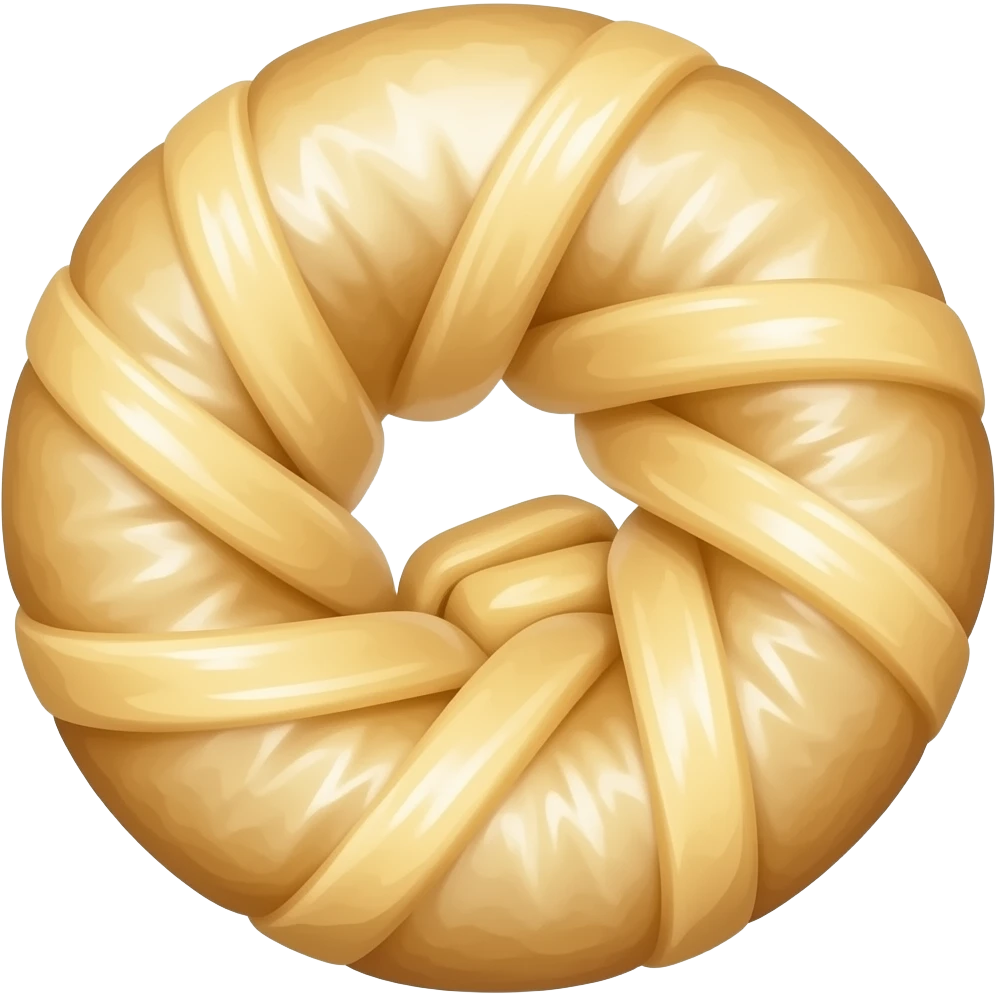 Make a pen ink flavoured round cheese pull knafeh emoji