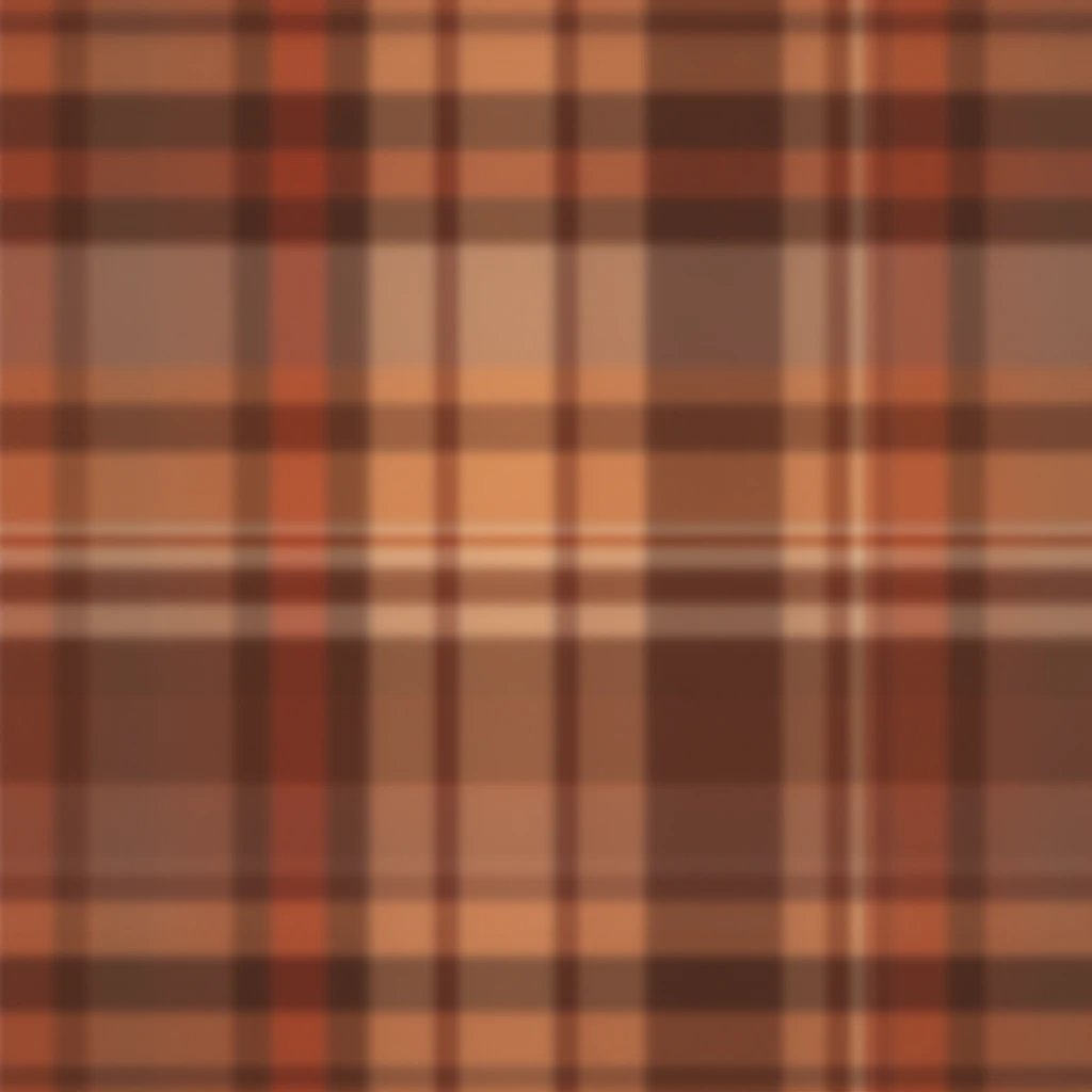 cozy autumn plaid pattern, flannel fabric texture, brown orange red, rustic fall background, soft textile look emoji