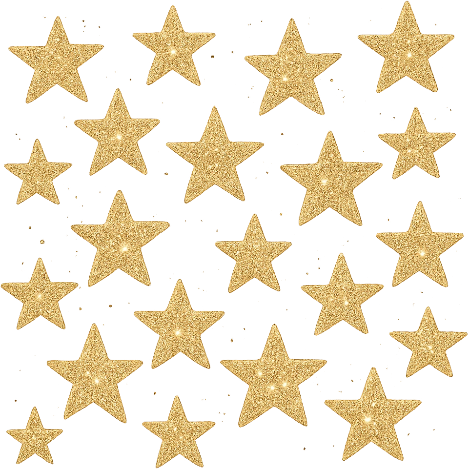 mini glitter texture star, glamorous and stylish, no background emoji