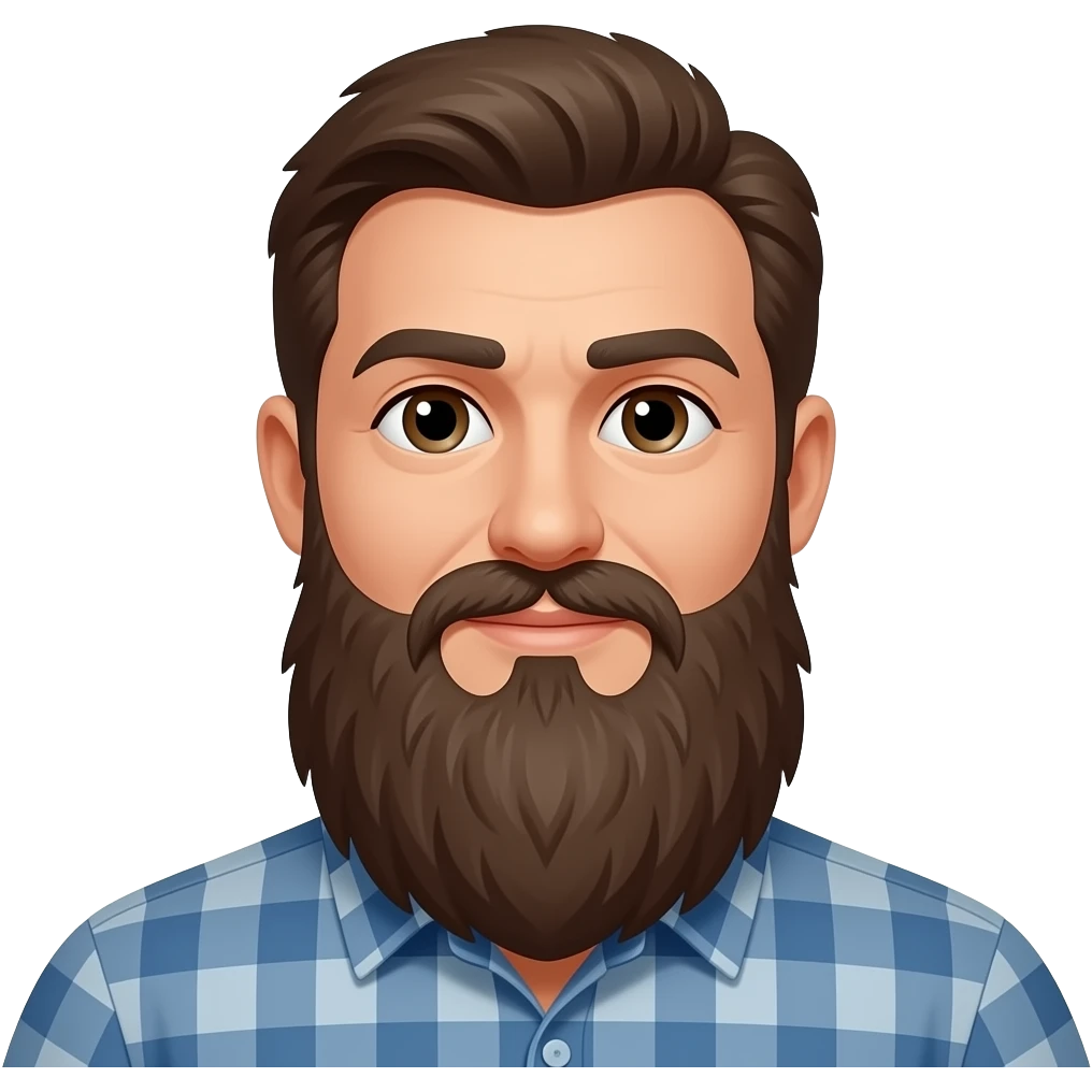 man with long mostache emoji