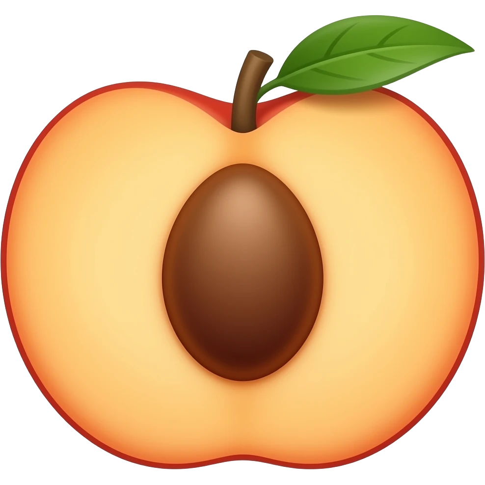 Peach emoji