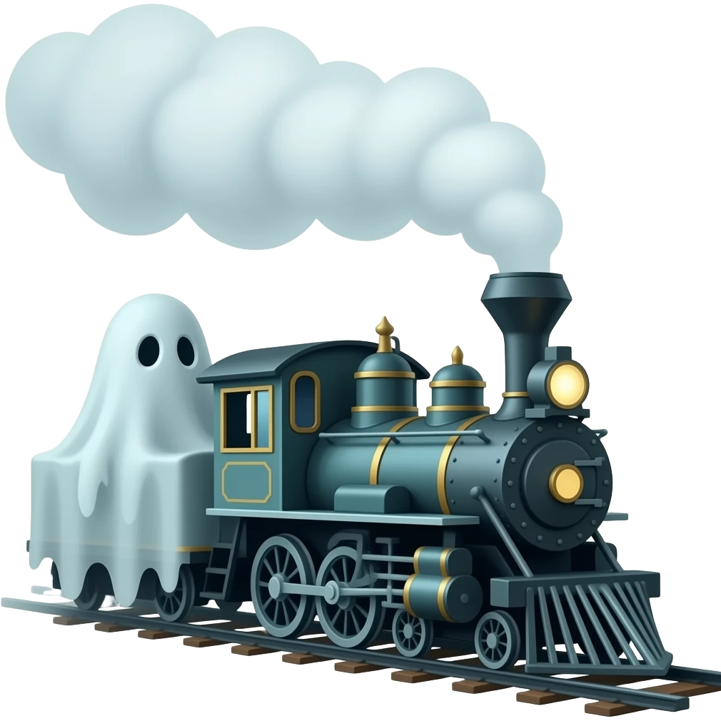 Ghost train emoji