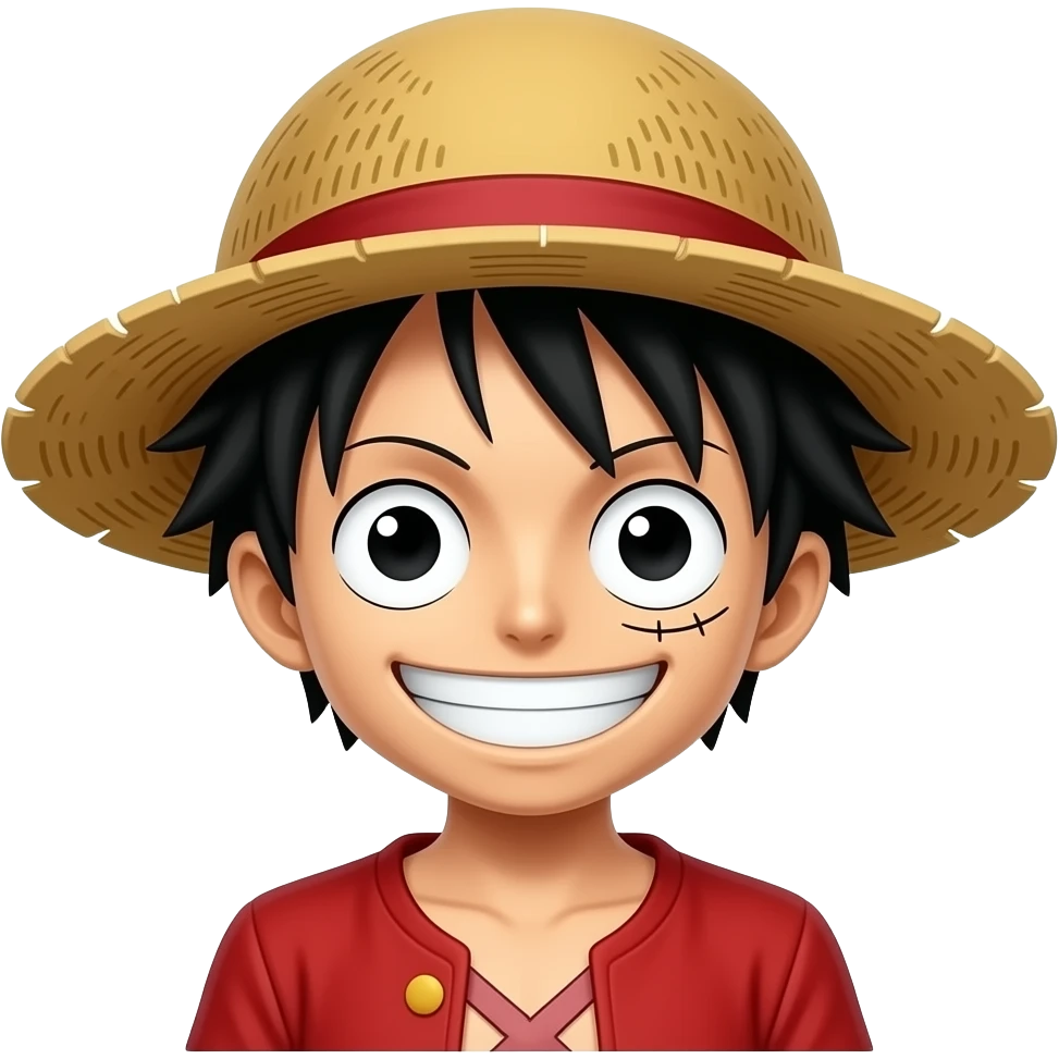 create a luffy emoji