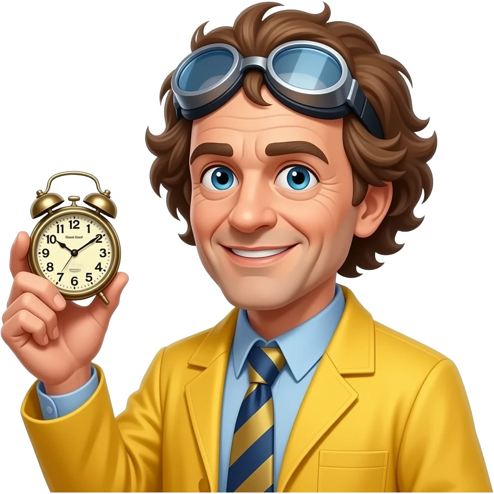 Doc Brown  Back to the future text great scott emoji