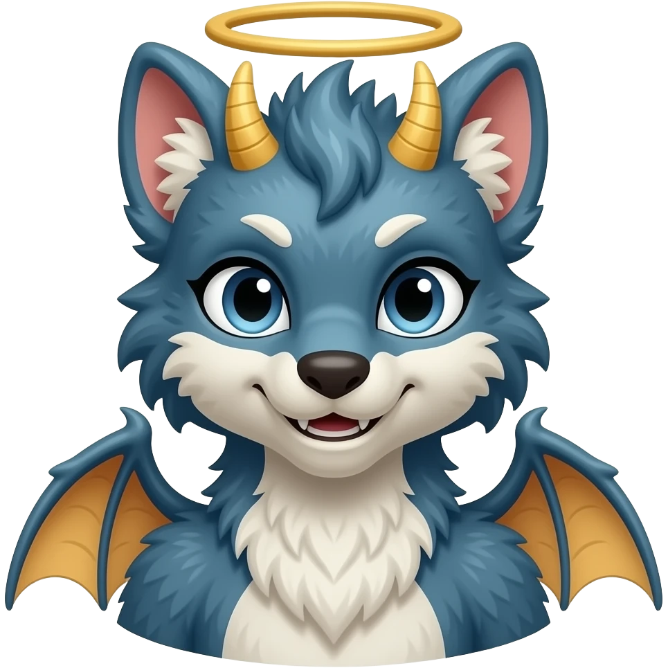 Dutch Angel Dragon Fursona Furry Fursuiter emoji