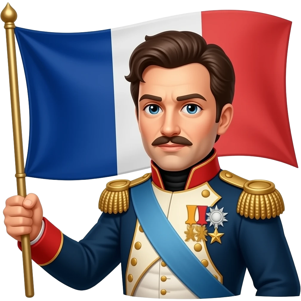 Napoleon France flag emoji