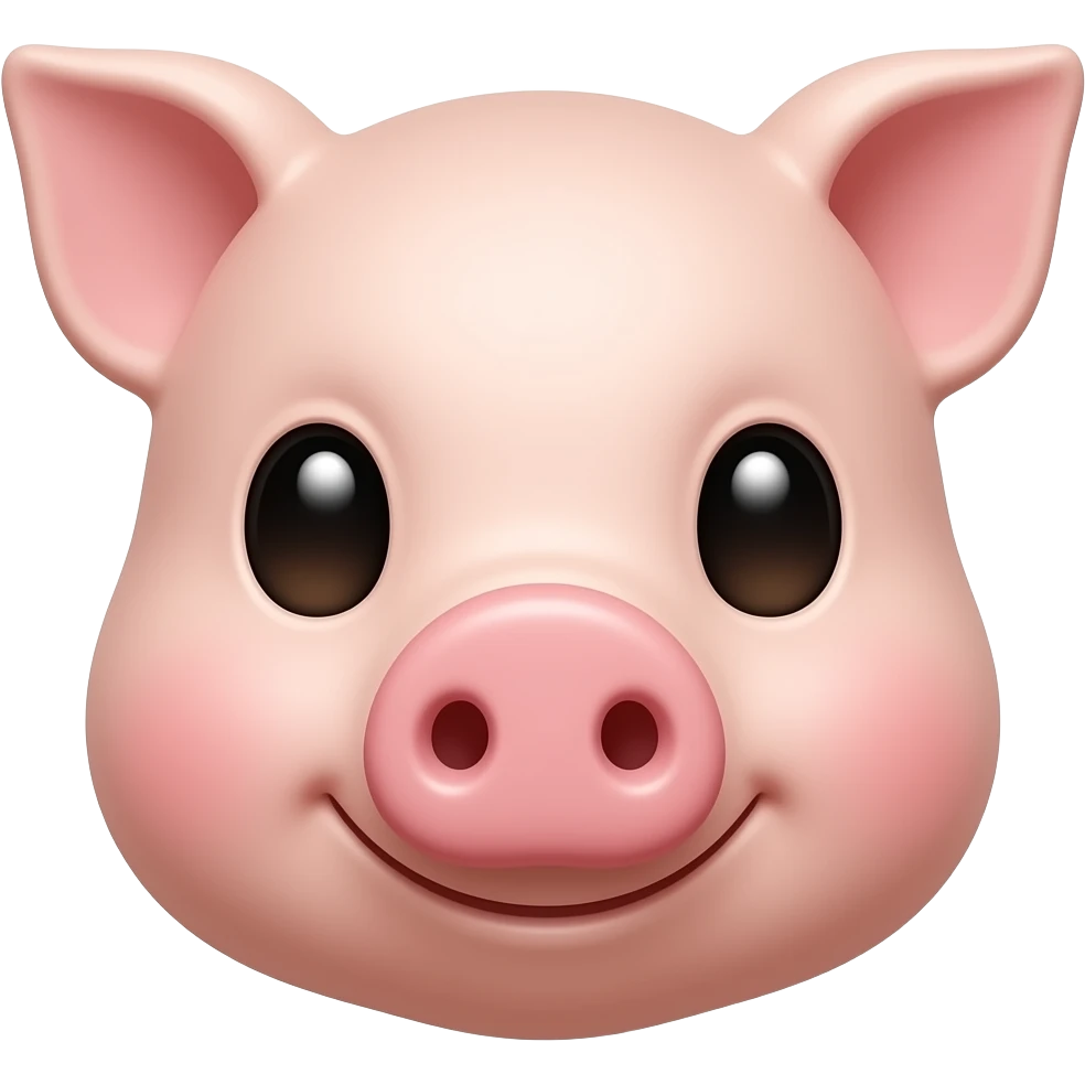 baby pig close up emoji