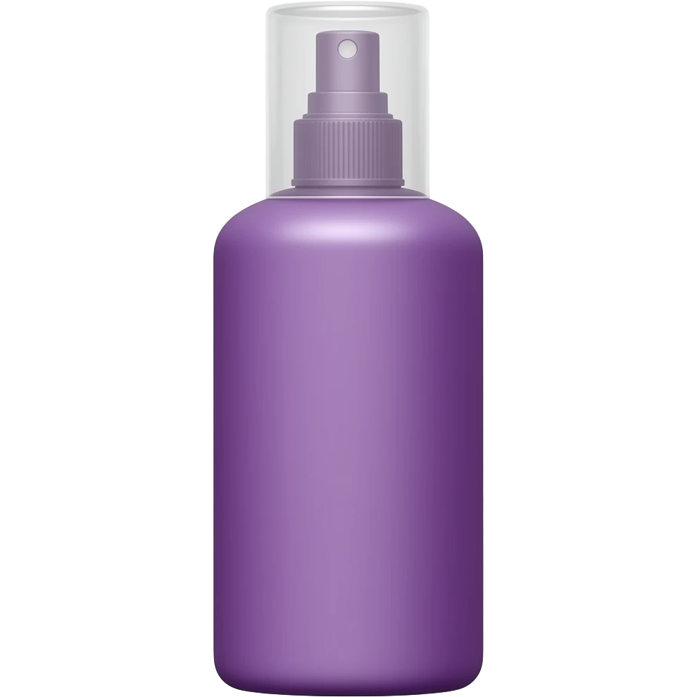 Purple cylinder spray bottle emoji