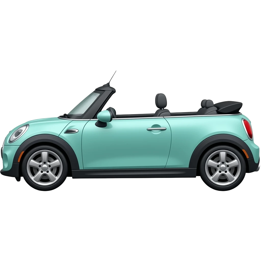 Mint mini convertible side emoji