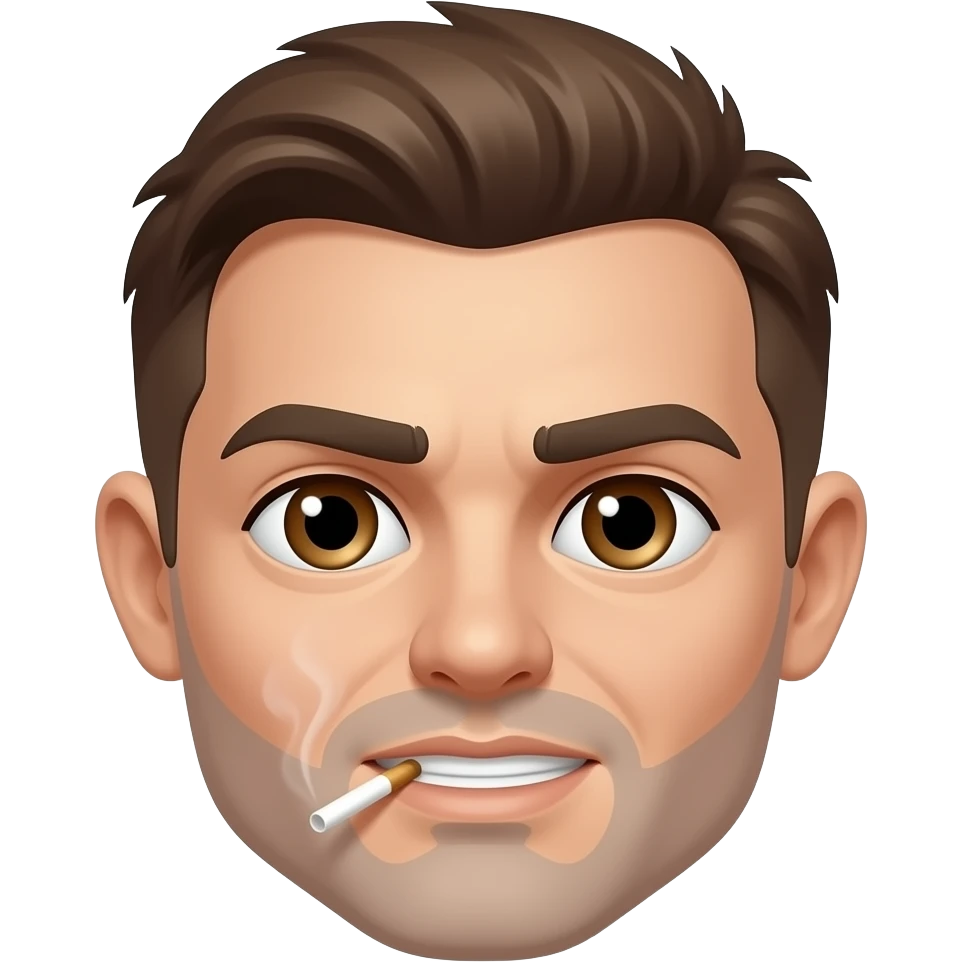 Snorting a Line of cocaine emoji