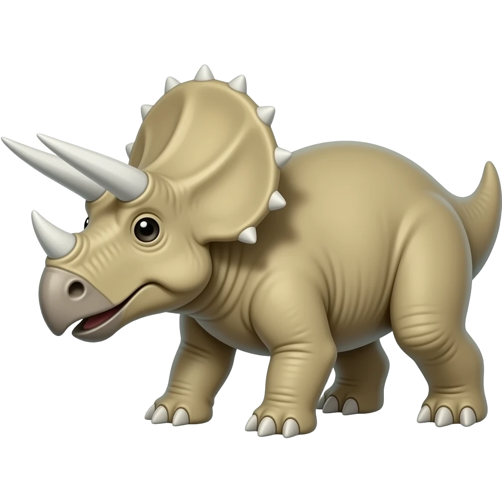 Triceratops emoji