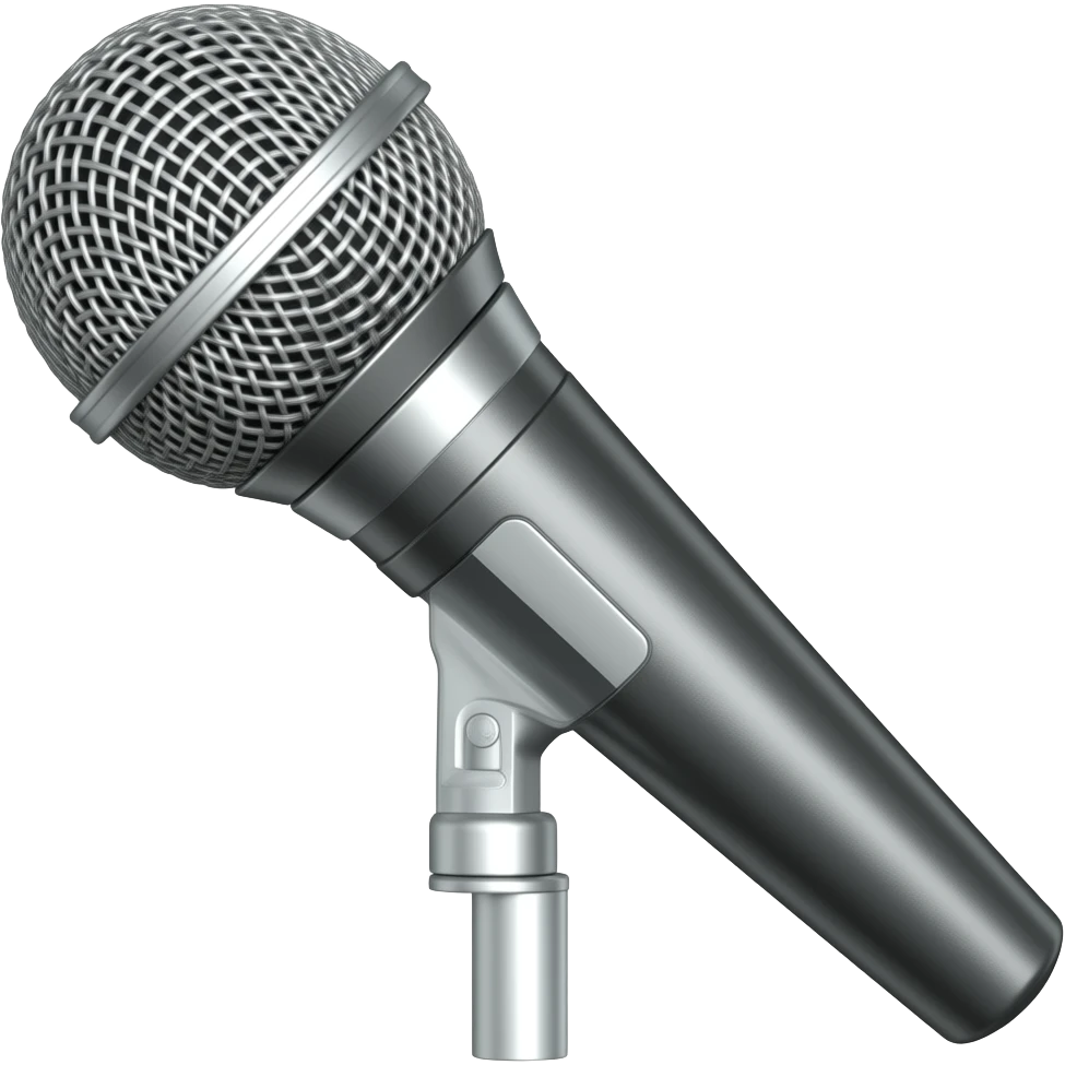 Microphone emoji