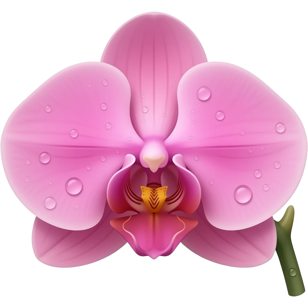 Orchid beautiful flower showing elegance emoji
