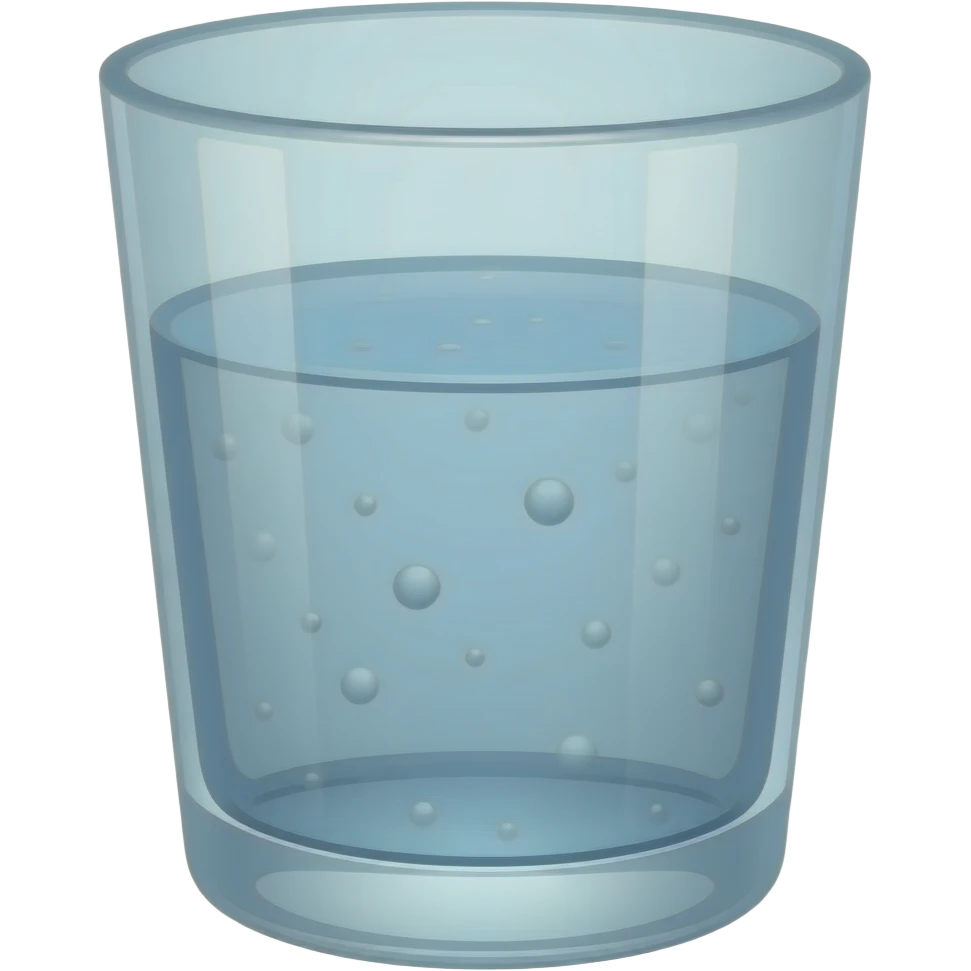 Punkte auf dem wasserGlas/ emoji