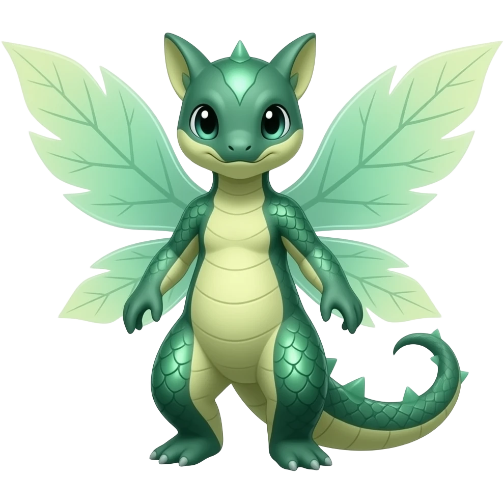 Exotic Treecko-Celebi-hybrid full body emoji