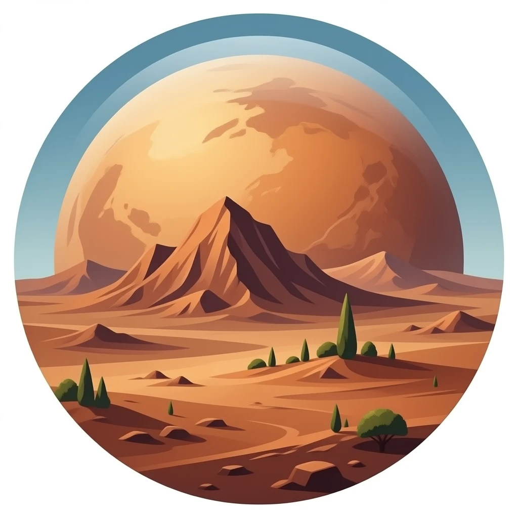 planet Mars emoji