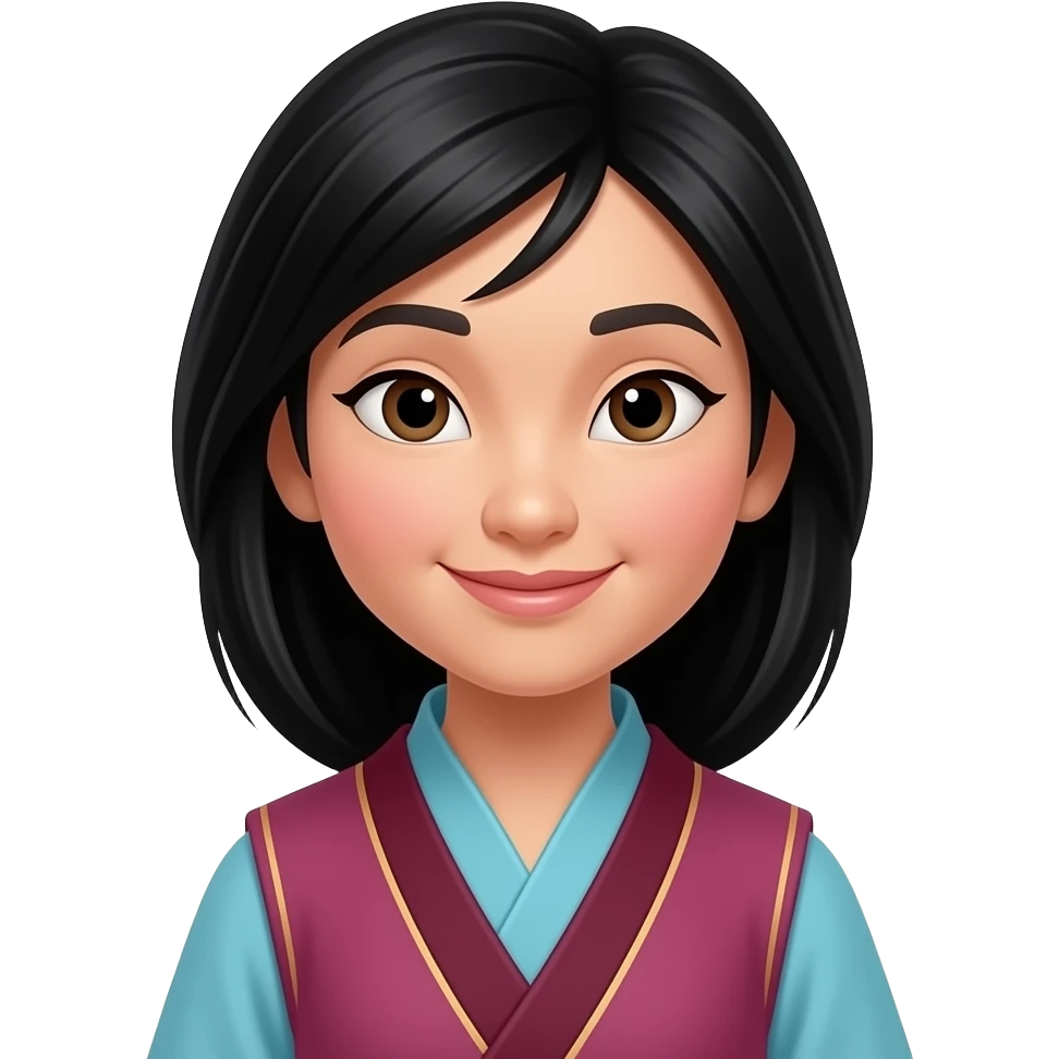 Mulan from Disney Princess emoji
