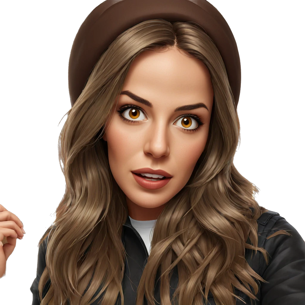 realistic portrait of a girl emoji