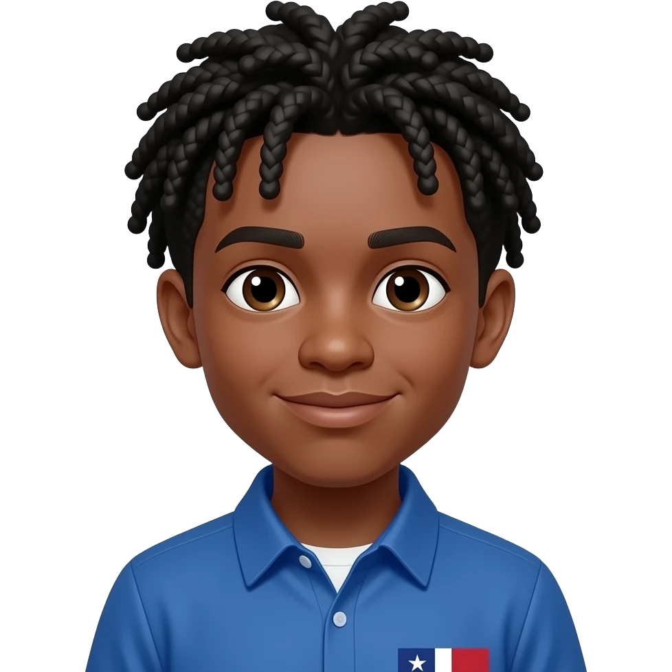 dominican boy from new york with twists emoji