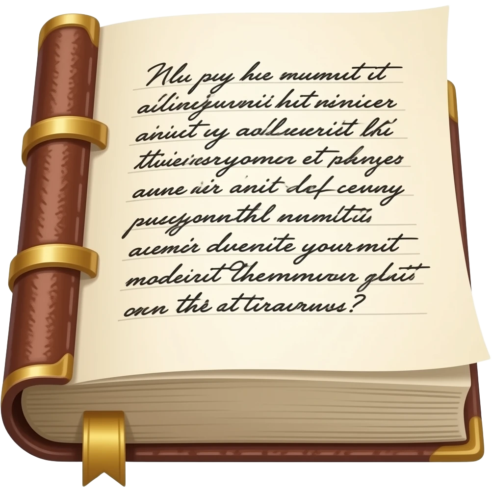 Written Book emoji