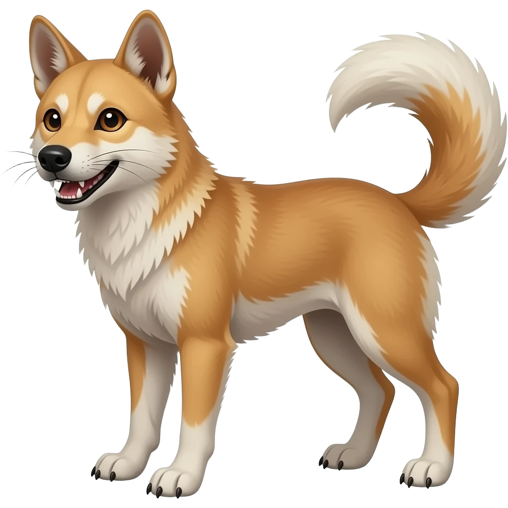 Dingo-Marsupial-Ermine-hybrid emoji