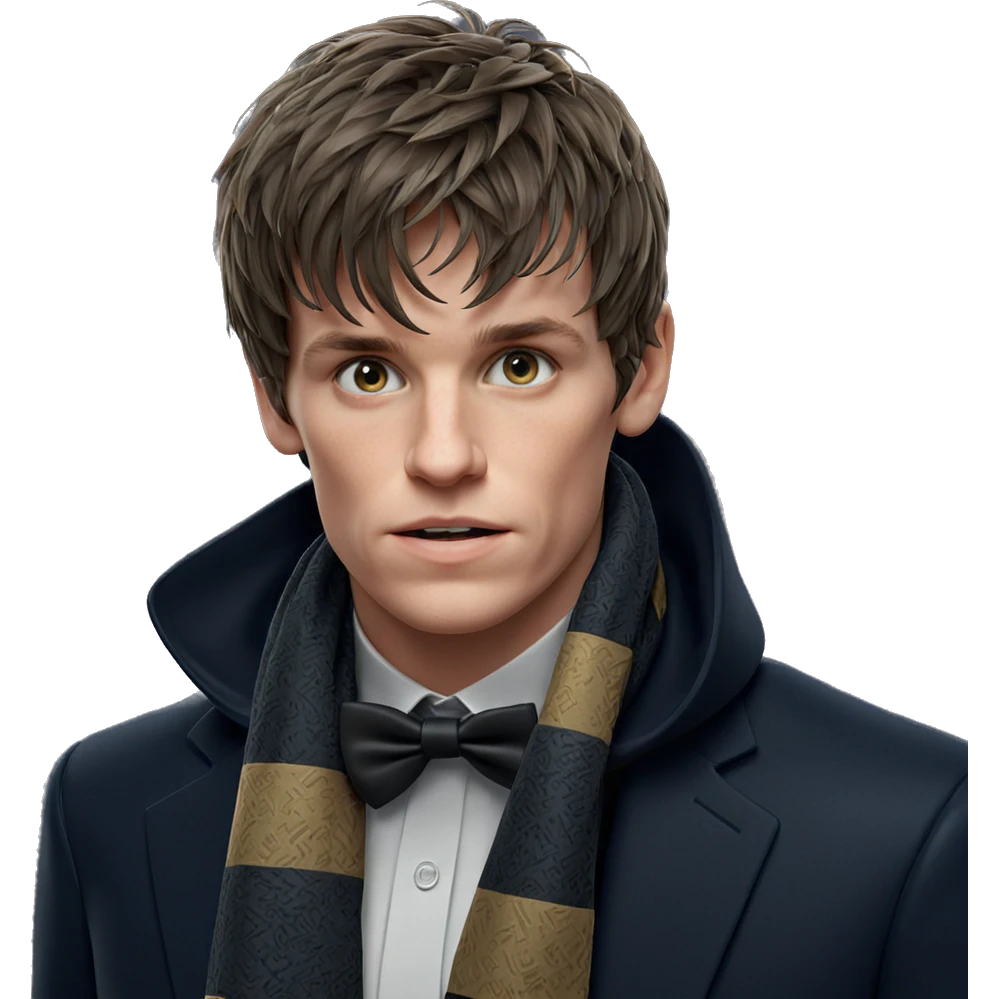 boy in bowtie with scarf emoji