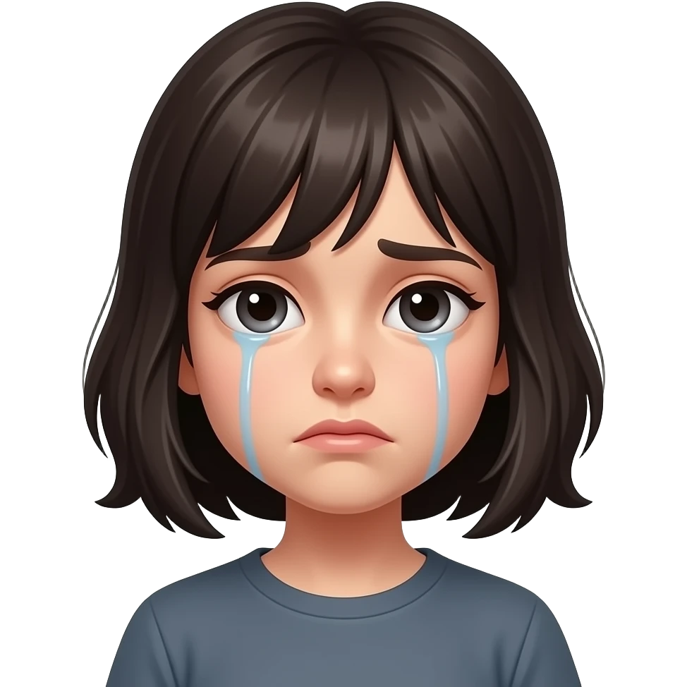 A cute emoji when you are upset but you tried to by a Little dramatic emoji