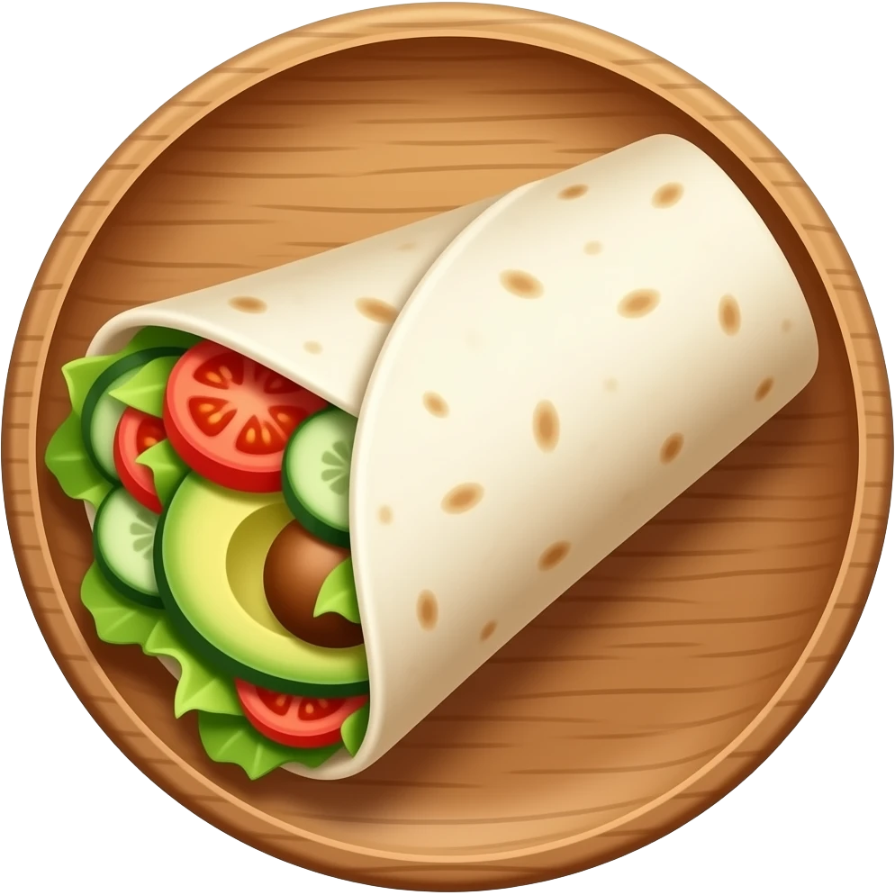 veggie wrap emoji