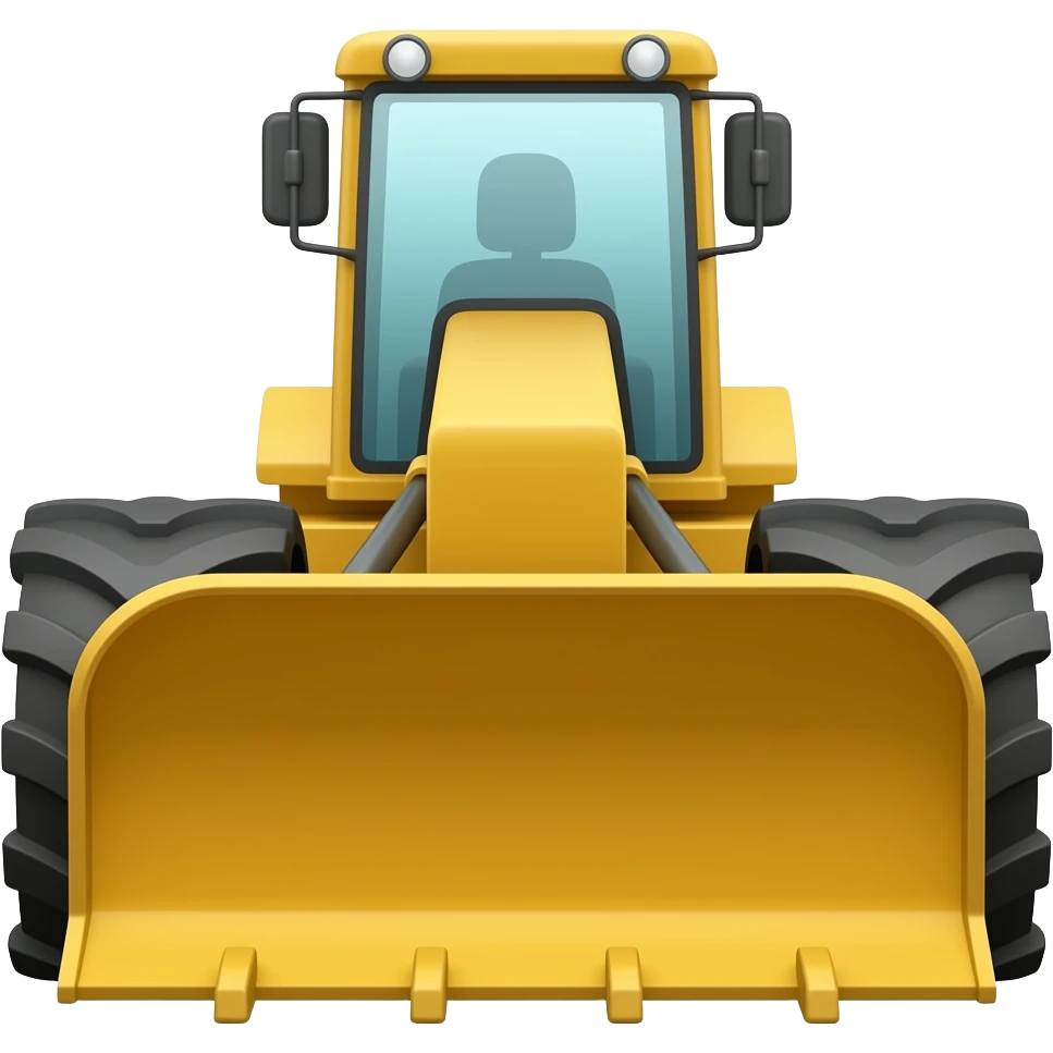 Motor grader emoji emoji