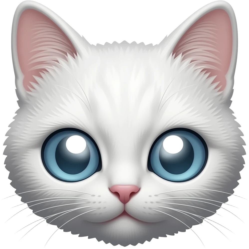 one white ear cat and one black cat ear discord emoji emoji