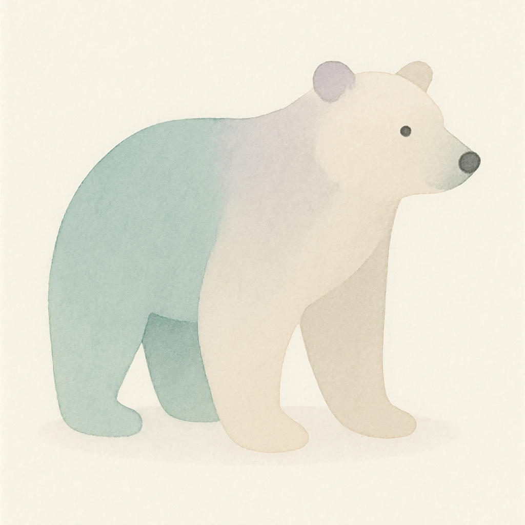 A bear emoji
