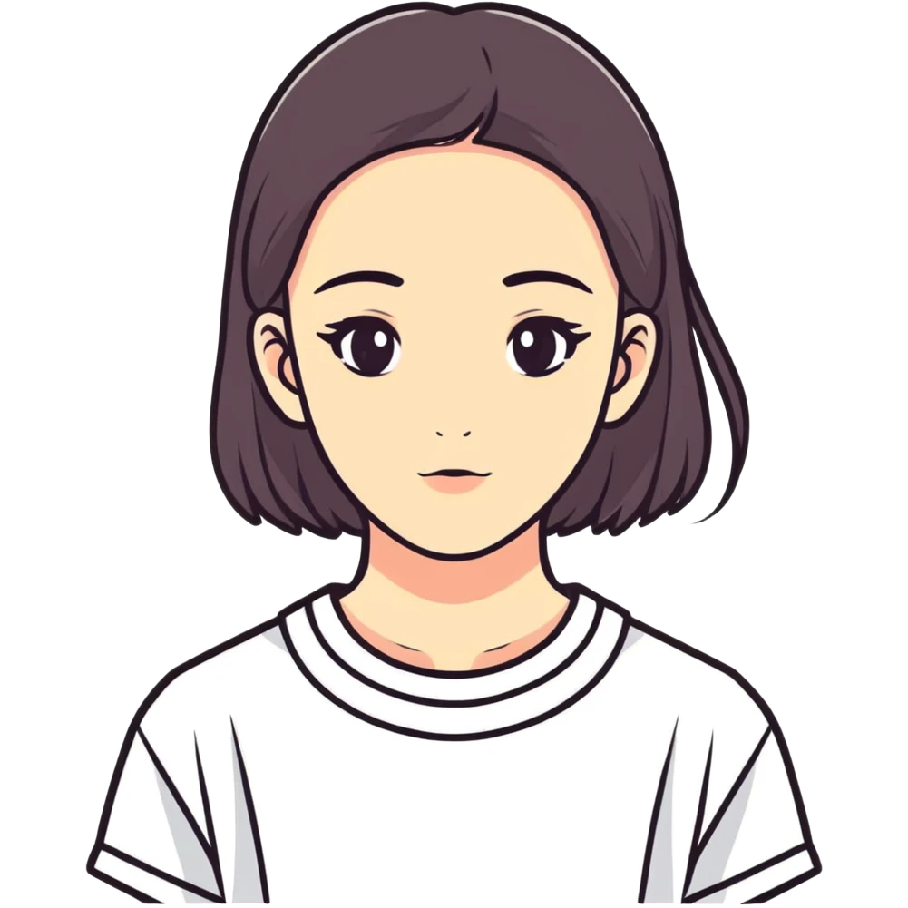 A girl fartin emoji