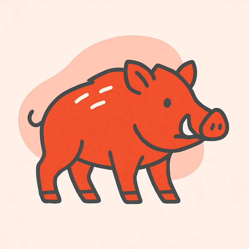 Wild boar emoji