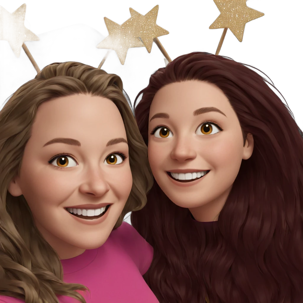 smiling girls with long hair emoji