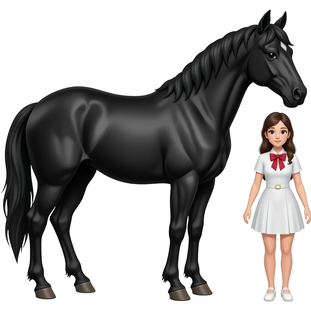 Black horse emoji