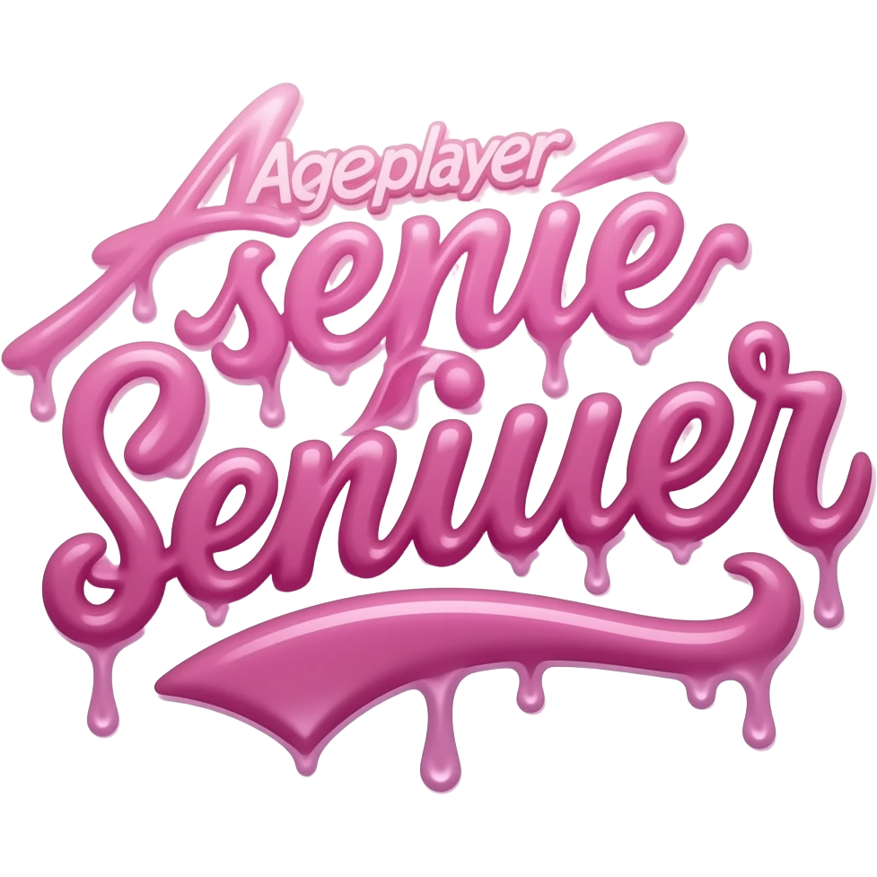 make a naughty sexual and seductive that just says the word "Ageplayer" emoji