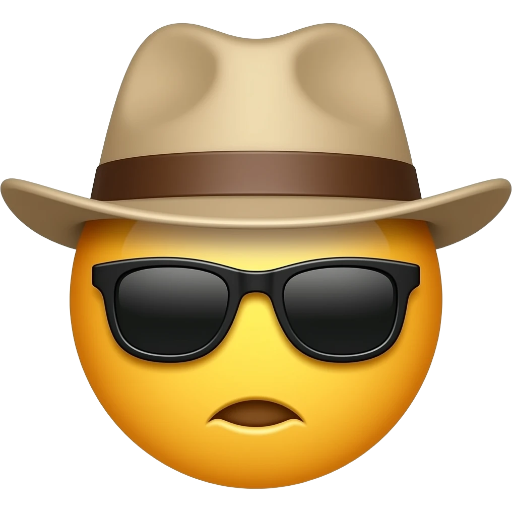 fitted hat emoji sunglasses tattoo design emoji