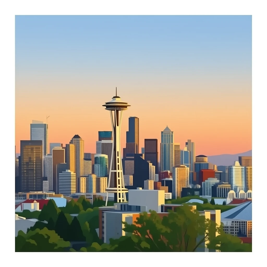 Seattle sunrise emoji