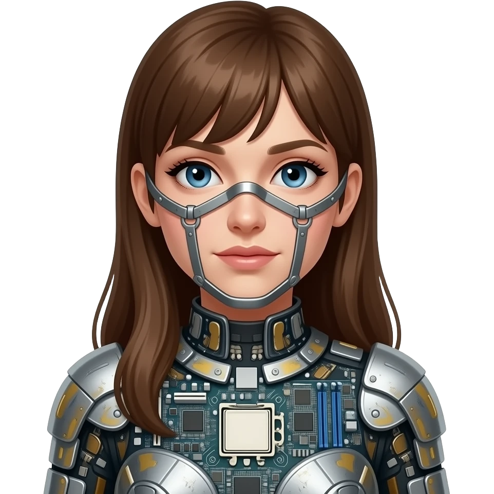 Bdsm Women Metal Bridle in the motherboard bondage emoji