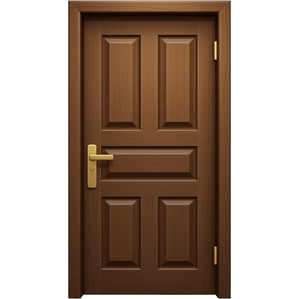 dark wood door emoji