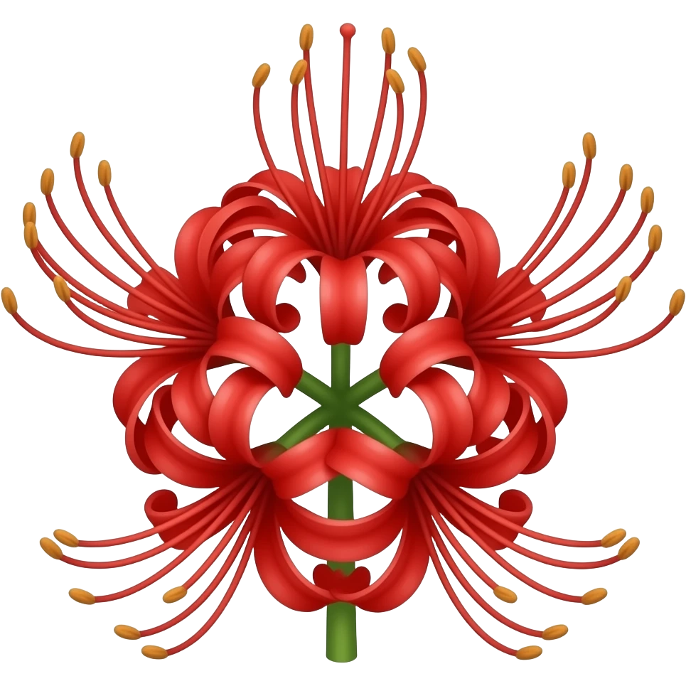 Red spider lily emoji