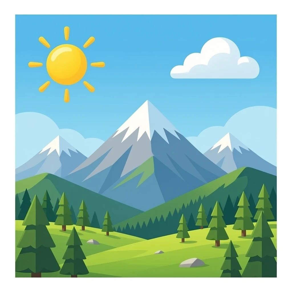 Mountains emoji