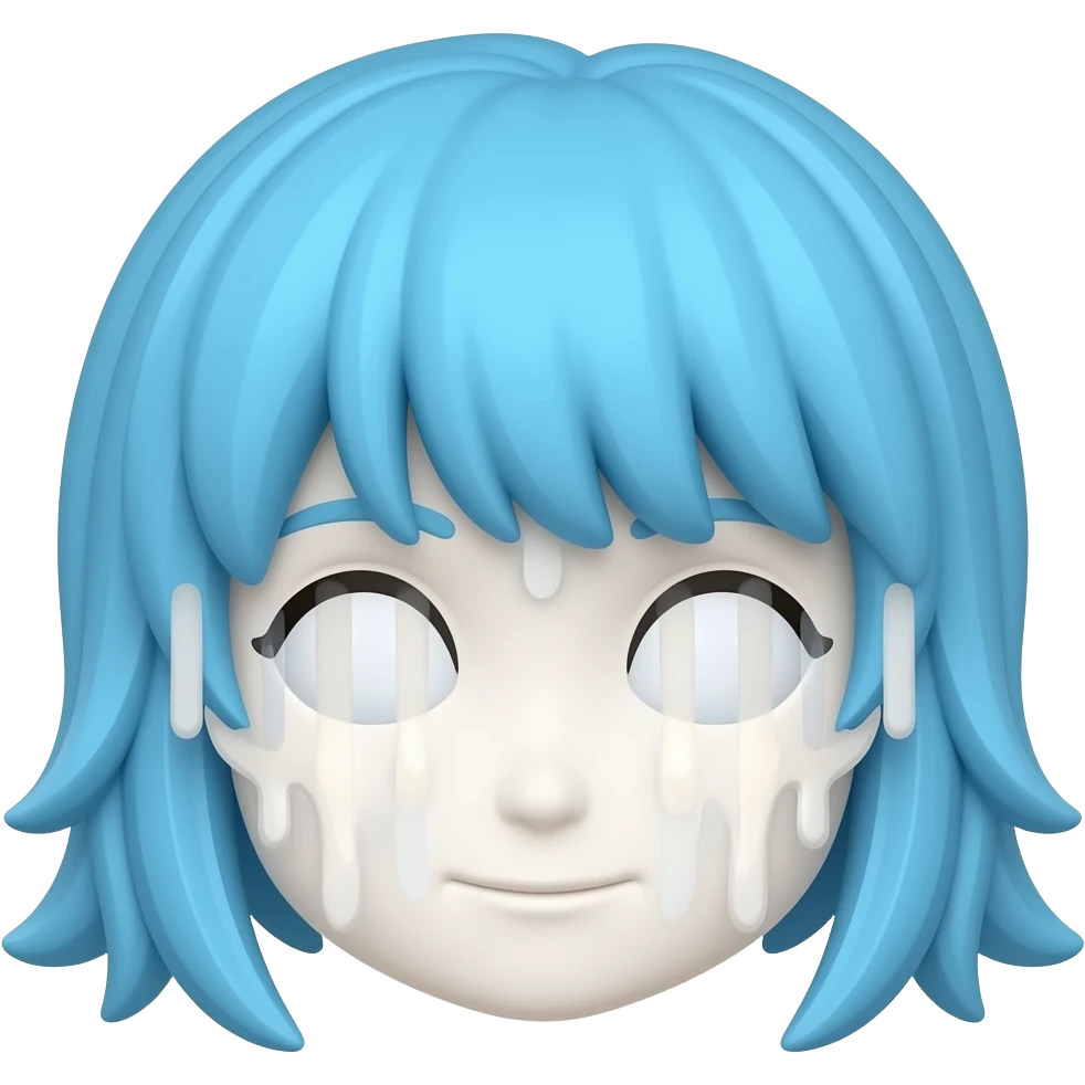 the comb is blue emoji