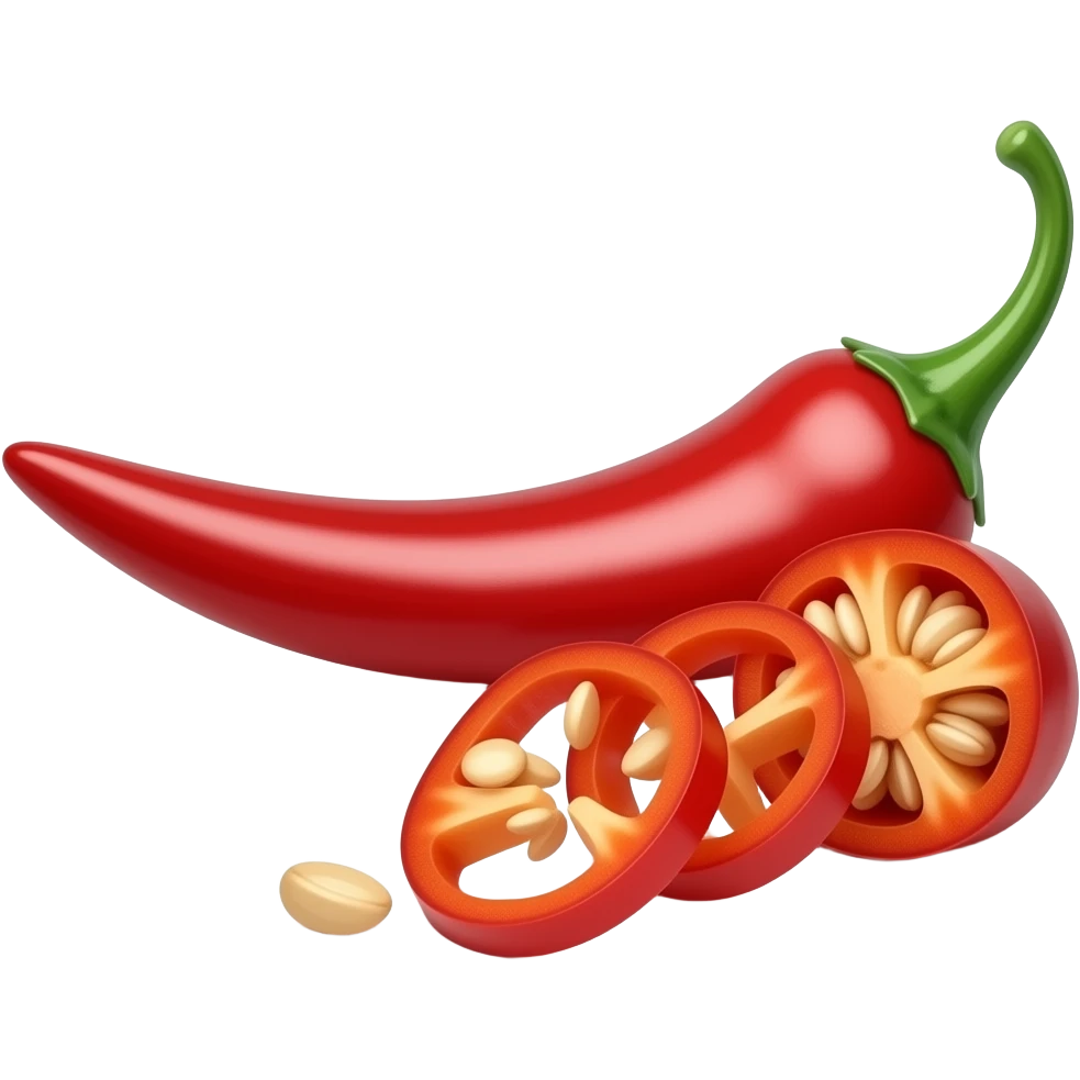 red chili emoji