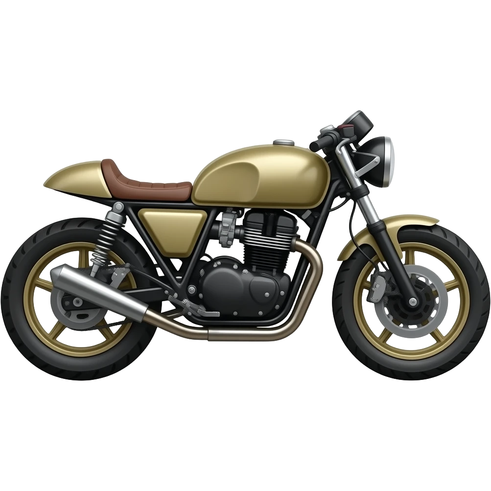 Carboniferous Motorcycle 3d emoji style emoji