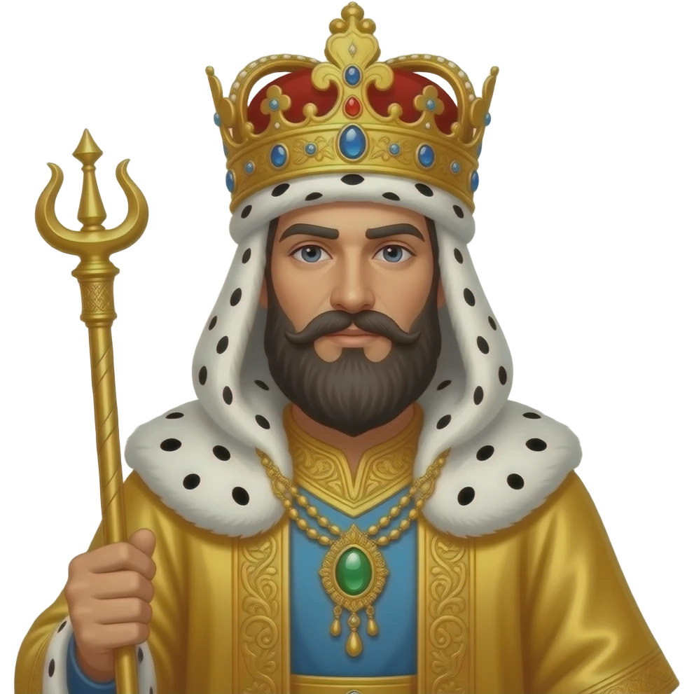 traditional Persian king emoji