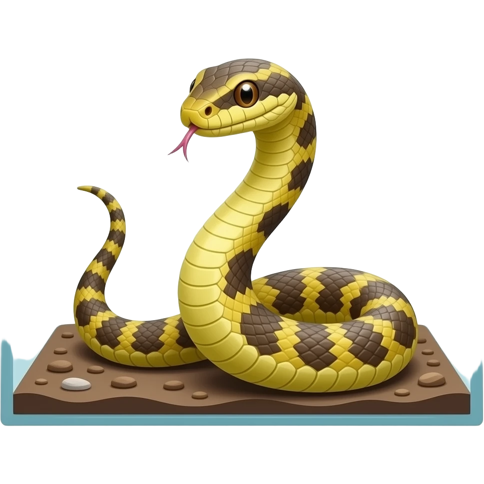 snake in square terrarium emoji