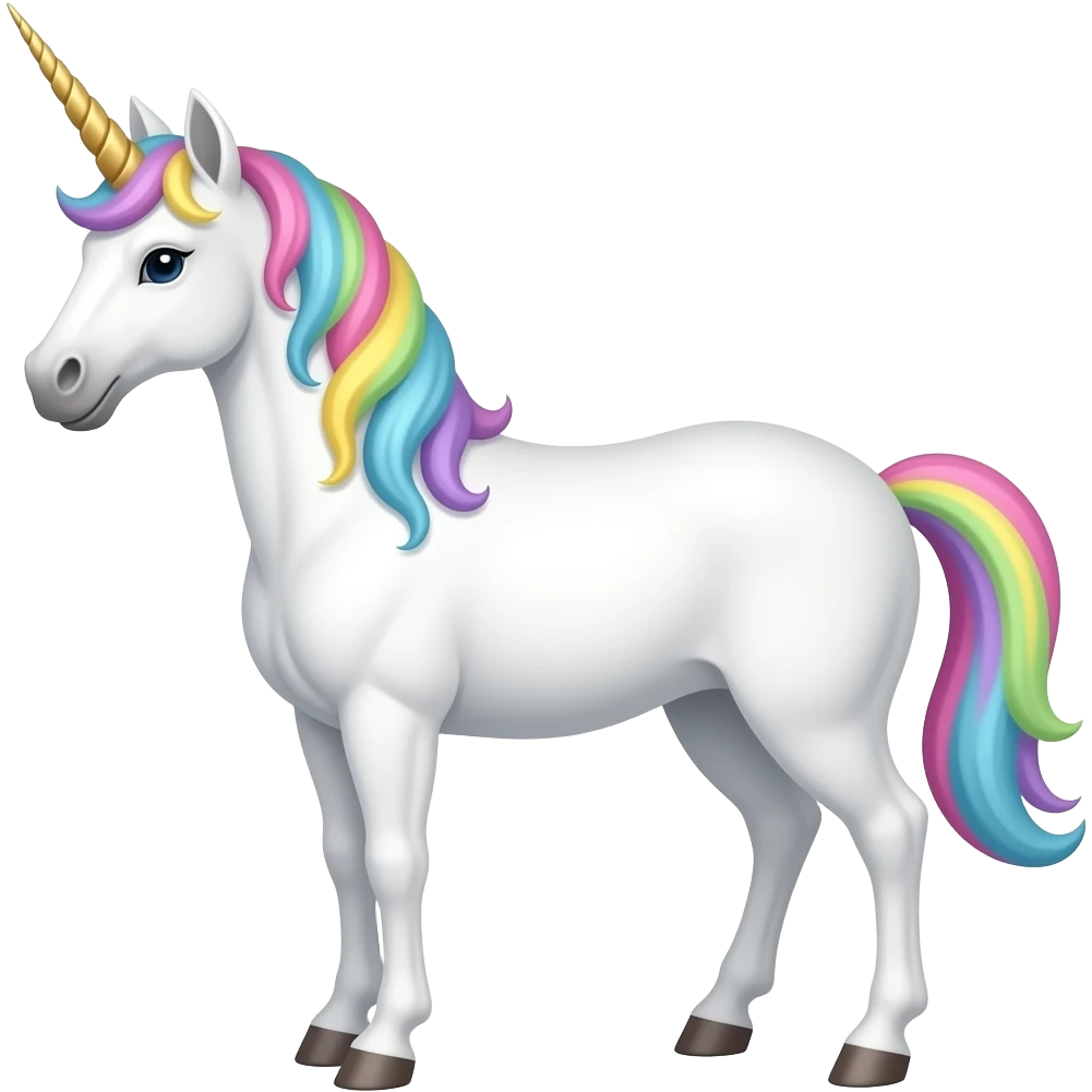 with a unicorn emoji